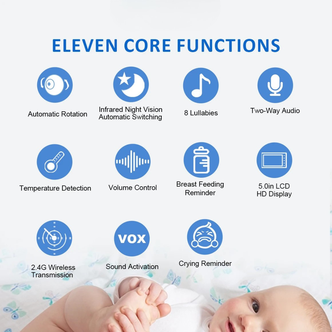 AURIA Baby - Babyphone HD Sans Fil