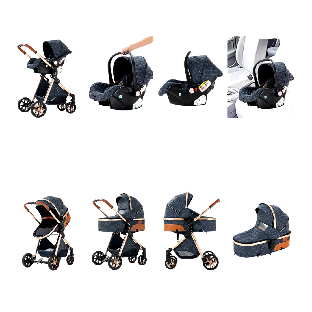 AURIA Baby - Pack Poussette 3-en-1 Premium