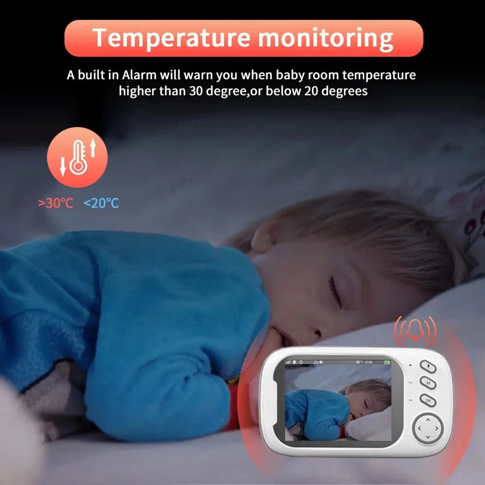 AURIA Baby - Babyphone Vidéo Intelligent 360°